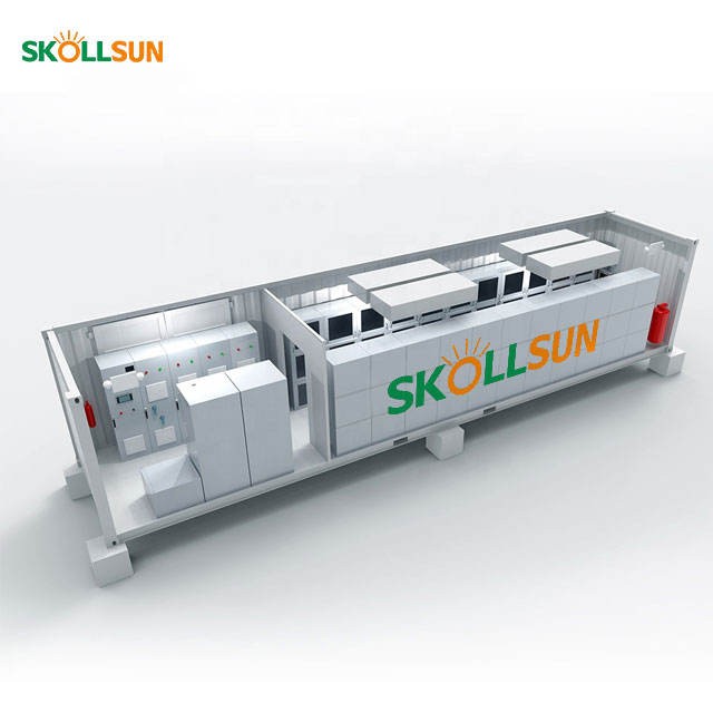 SKOLLSUN 30-200KW Complete On Off Grid Solar System Stand Alone Battery Energy Solar System For Industrila And Commercial Use