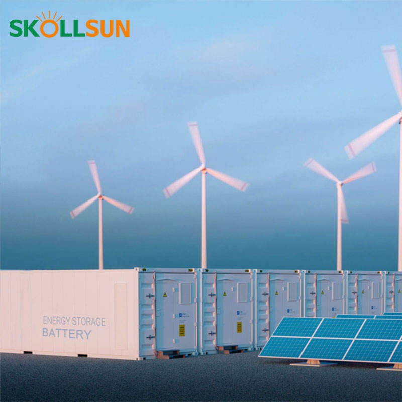SKOLLSUN 30-200KW Complete On Off Grid Solar System Stand Alone Battery Energy Solar System For Industrila And Commercial Use